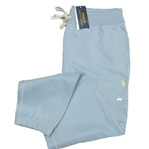 Polo Ralph Lauren Men's Light Blue Vintage Fleece Classic Sweatpants XXL NEW!
